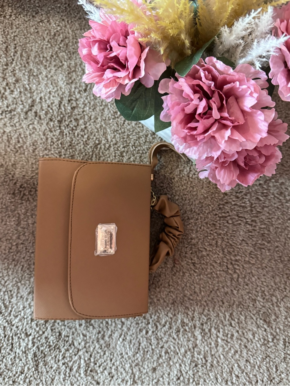 Classic Tan Mini Top-Handle Bag - Women's Mini Bag